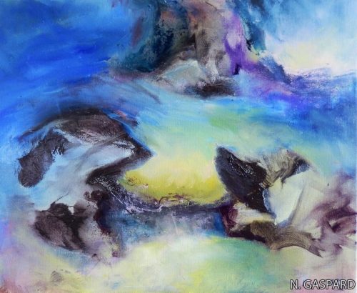 190 Juste Un Peu De Vert 46x38 2019 