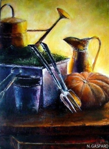 22 Au Fond Du Jardin 54x73 2010 