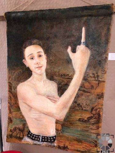 232 Je Vis Dans L'autre L’autre Vit En Moi 80x100 2022 Ind