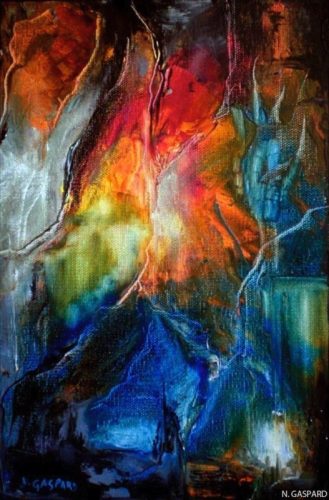 59 Dans Les Grottes 20x30 2011 Pr