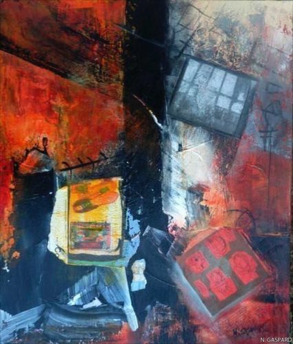 93 Squat Pictural Acrylique 46x55 2012 